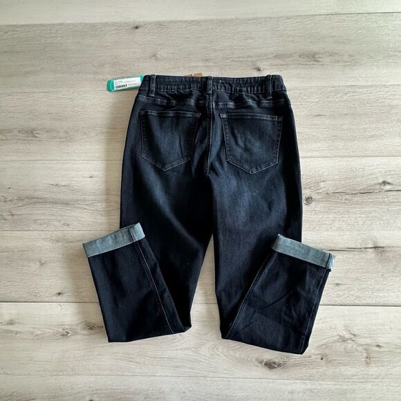 Mason & Belle Jaylah Mid Rise Roll Cuffed Boyfriend Jean Indigo 4 STITCH FIX NWT - Picture 7 of 7